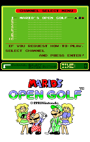 Mario's Open Golf (PlayChoice-10)